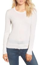 Women's James Perse Cotton Crewneck Sweater - Ivory
