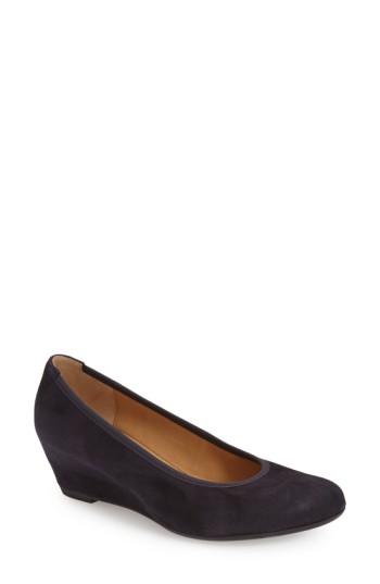 Women's Gabor Sacchetto Wedge Pump .5 M - Blue