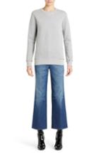 Women's Valentino Studded Crewneck Sweatshirt - Grey