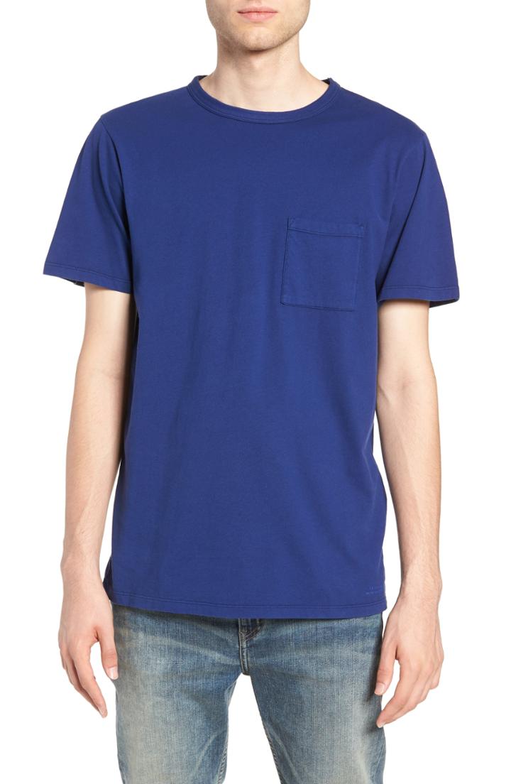 Men's Saturdays Nyc Randall T-shirt, Size - Blue