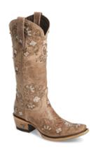 Women's Lane Boots Sweet Paisley Embroidered Western Boot M - Grey