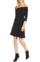 Women's Cupcakes And Cashmere Whitley Off The Shoulder Dress - Black