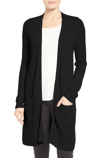 Women's Halogen Long Ribbed Cardigan