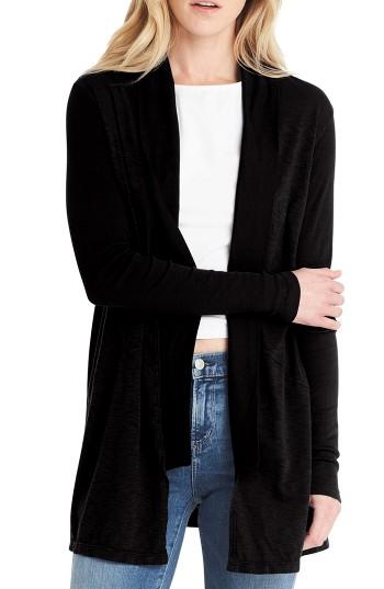 Women's Michael Stars Supima Cotton Cardigan, Size - Black