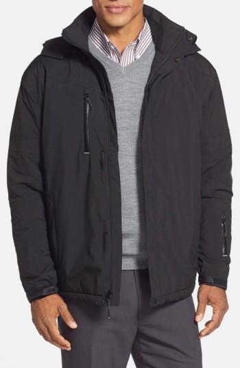 Men's Cutter & Buck 'weathertec Sanders' Jacket, Size - Black (online Only)