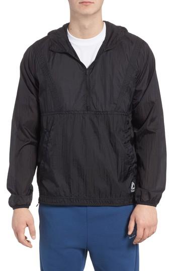 Men's Reebok Packable Jacket - Black