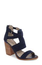 Women's Hinge 'cora' Block Heel Sandal M - Blue
