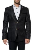Men's Maceoo Descartes Black Tree Sport Coat (xxl) - Black