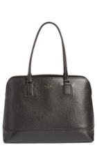 Kate Spade New York Young Lane - Marybeth Leather Tote With Removable Laptop Sleeve - Black