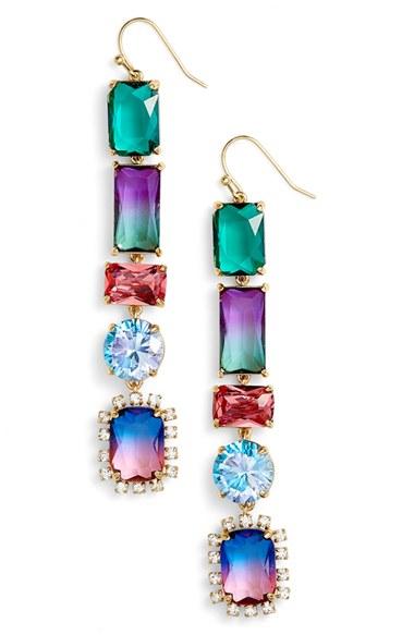 Women's Kate Spade New York Color Crush Linear Drop Earrings