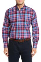 Men's Tailorbyrd Colfax Plaid Sport Shirt, Size - Red