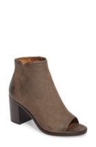 Women's Frye Danica Peep Toe Bootie .5 M - Grey