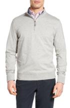 Men's Nordstrom Men's Shop Pima Cotton Quarter Zip Pullover