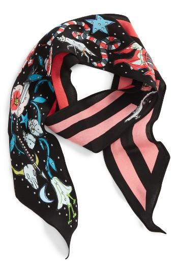 Women's Rockins Desert Trip Coyote Skinny Silk Scarf