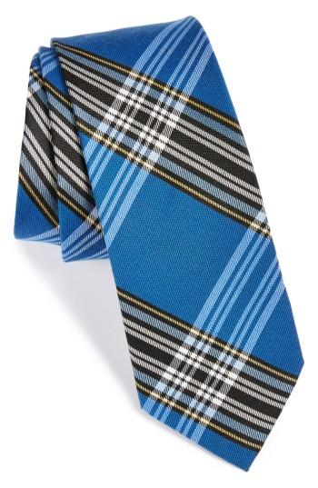 Men's 1901 'delores' Plaid Silk & Cotton Tie