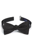 Men's The Tie Bar Dot Silk Bow Tie, Size - Black