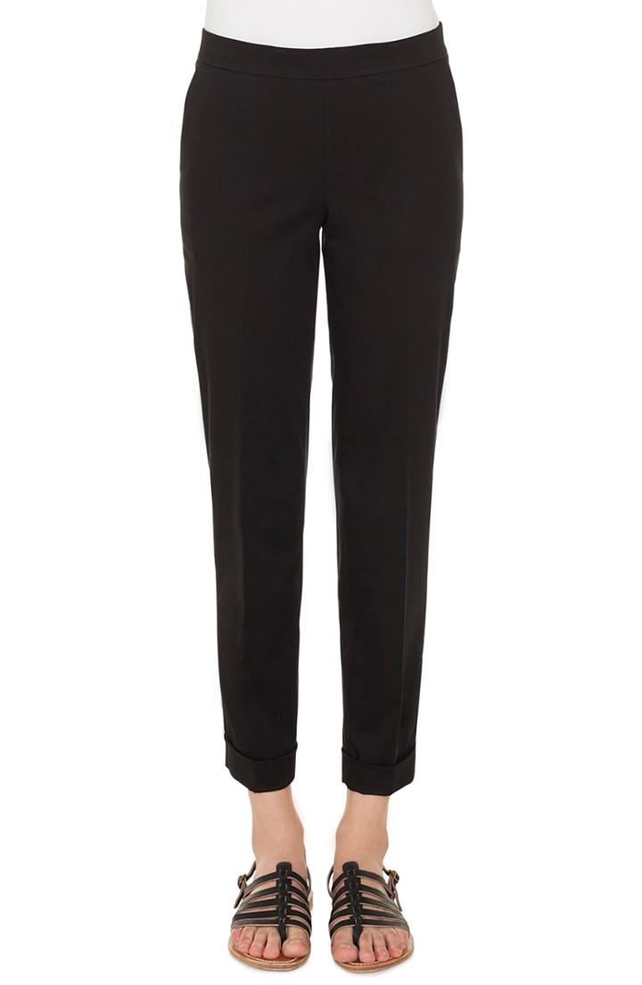 Women's Akris Double Face Wool Blend High Waist Slim Pants