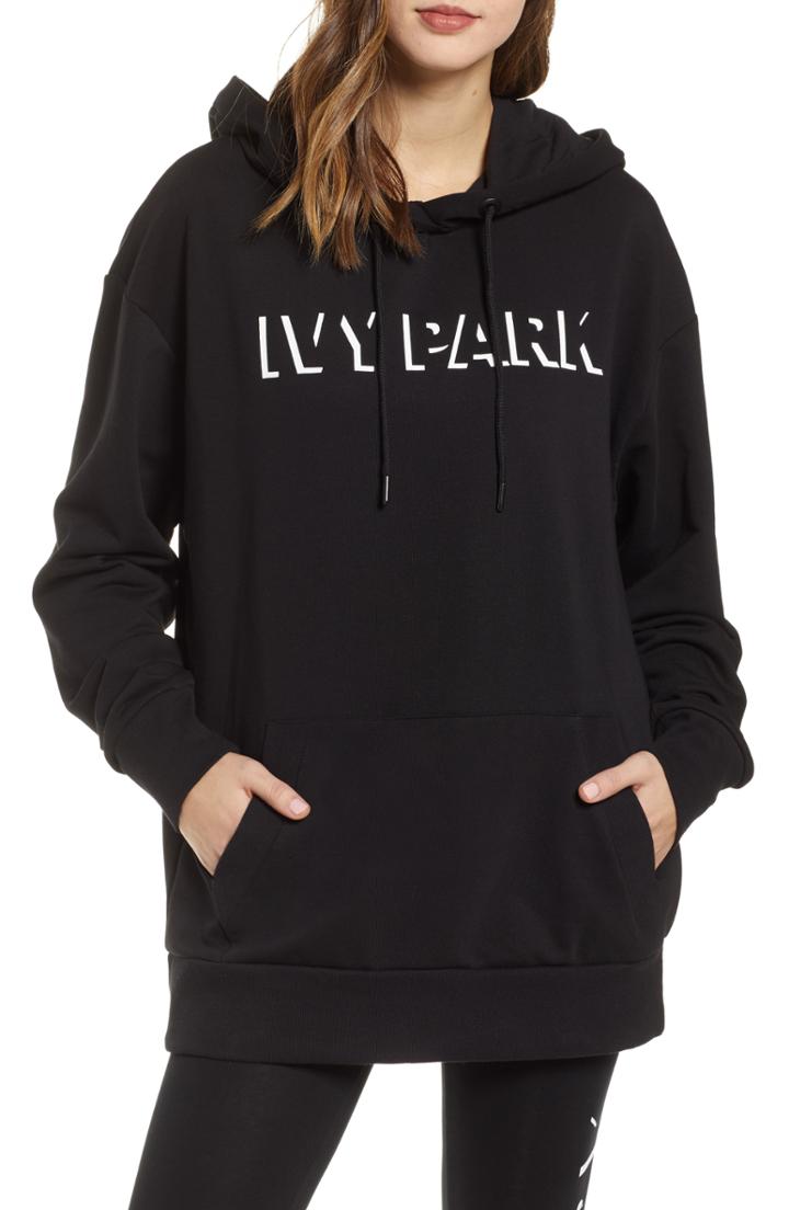 Women's Ivy Park Shadow Logo Hoodie - Black