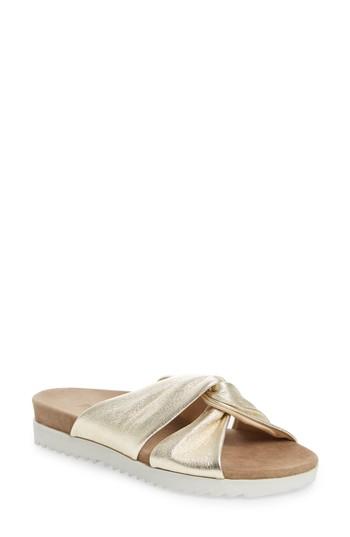 Women's Paul Green Retreat Slide Sandal .5us/ 3uk - Metallic