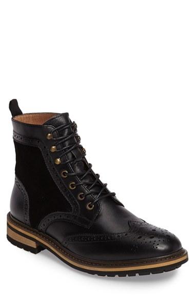 Men's 1901 Grange Wingtip Boot M - Black