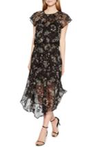 Women's Parker Tegan Floral Print Dress, Size - Black
