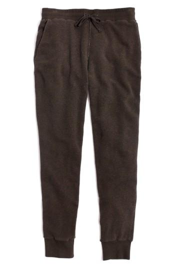 Women's Madewell Terry Trouser Sweatpants - Green