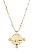 Women's Madewell Etched Sun Necklace