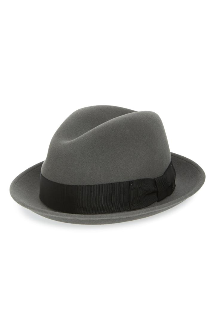 Men's Bailey Bogan Wool Fedora - Grey
