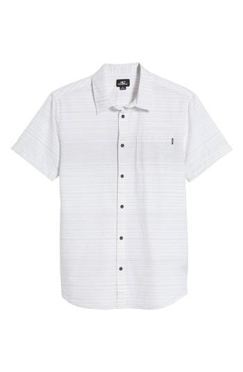 Men's O'neill Hound Woven Shirt, Size - White
