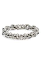 Women's Konstantino Pythia Crystal Chain Link Bracelet