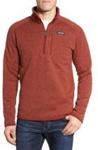 Men's Patagonia 'better Sweater' Quarter Zip Pullover - Red