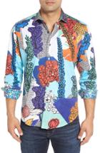 Men's Robert Graham 'wildflowers' Classic Fit Floral Print Sport Shirt