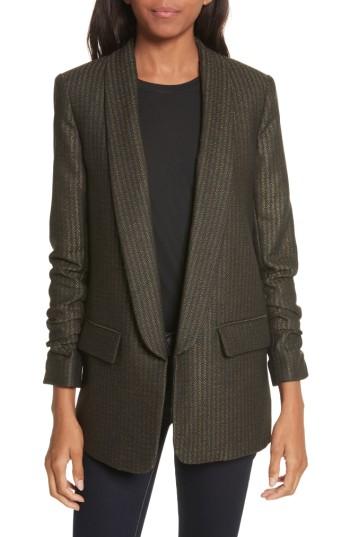 Women's Veronica Beard Clay Shawl Lapel Boy Blazer