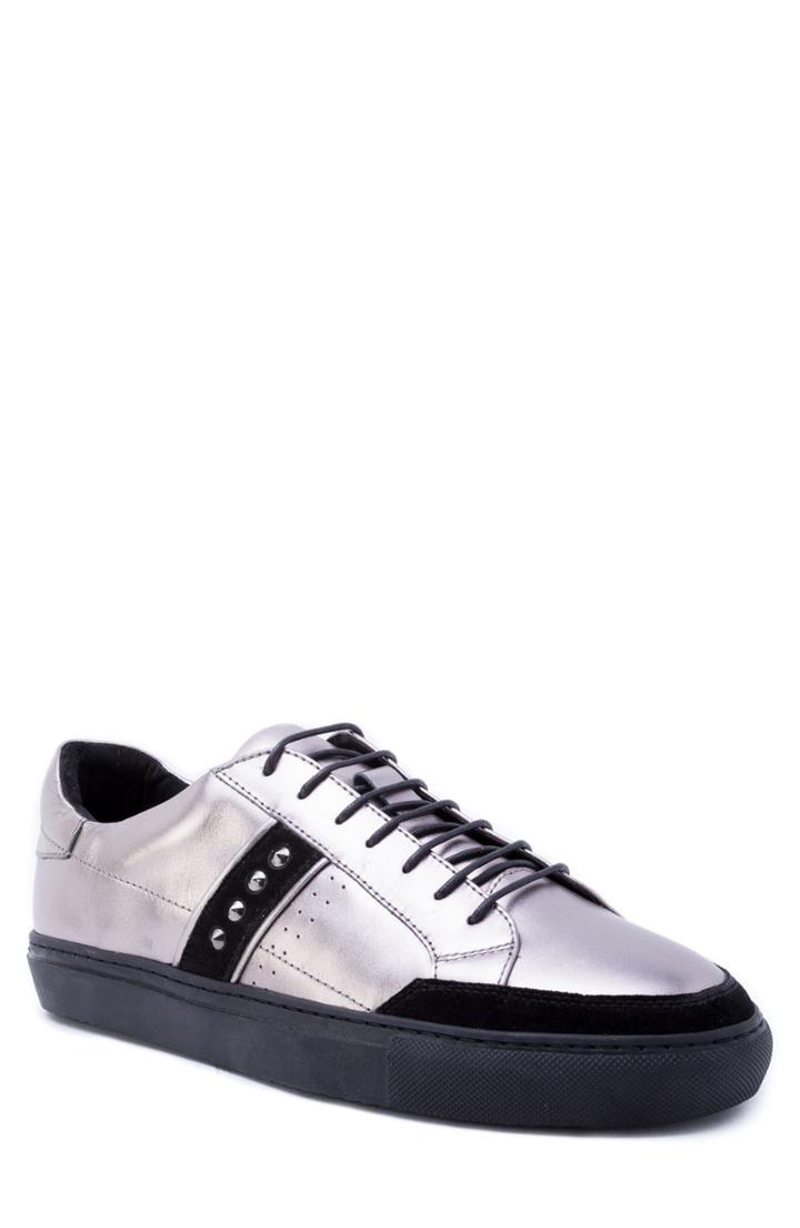 Men's Badgley Mischka Connery Sneaker .5 M - Metallic