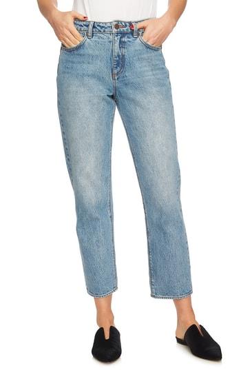 Women's 1.state Mid-rise Straight Leg Ankle Jeans - Blue