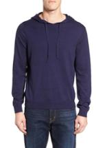 Men's Nordstrom Men's Shop Fine Gauge Cotton Hoodie - Blue