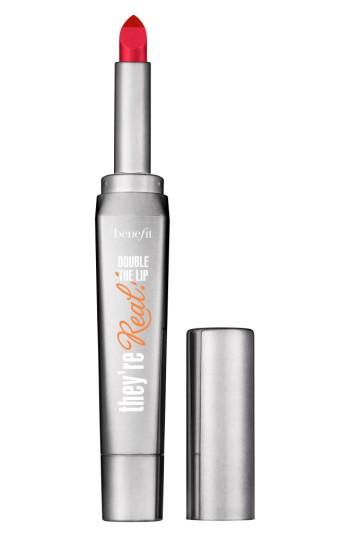 Benefit They're Real! Double The Lip Lipstick & Liner In One .05 Oz - Revved Up Red