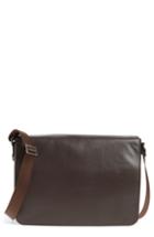 Men's Nordstrom Men's Shop Midland Leather Messenger Bag -