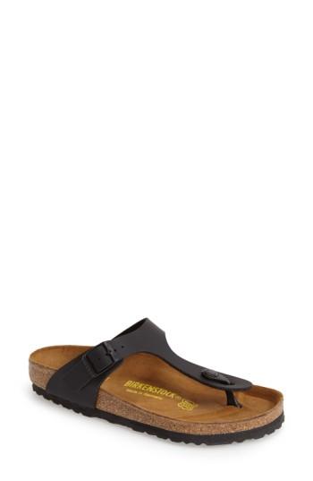Women's Birkenstock 'gizeh' Birko-flor Thong Sandal -9.5us / 40eu D - Black