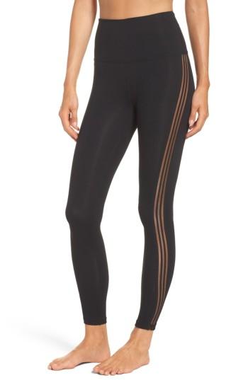 Women's Beyond Yoga Sheer Illusion High Waist Leggings - Black