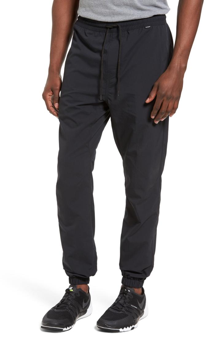 Men's Hurley Dri-fit Jogger Pants, Size - Black