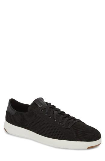 Men's Cole Haan Grandpr? Woven Tennis Sneaker M - Black