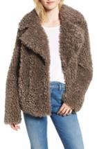 Women's Kensie Faux Fur Jacket - Beige