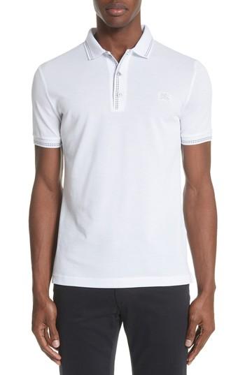 Men's Burberry Kenforth Polo - White