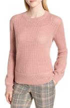 Women's Nordstrom Signature Multistitch Cashmere Sweater - Pink