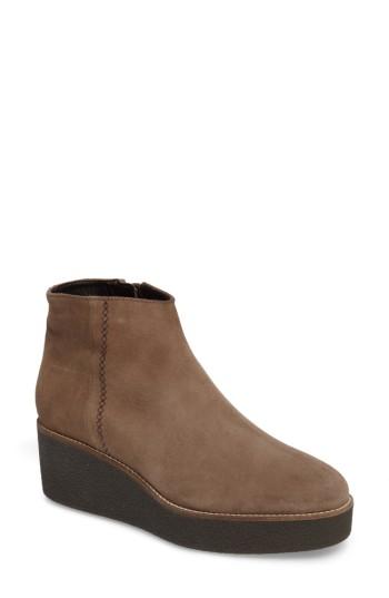 Women's Aquatalia Verucca Weatherproof Platform Bootie M - Grey