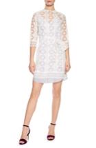 Women's Sandro Lace Overlay Dress - White