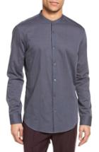 Men's Vince Trim Fit Band Collar Sport Shirt