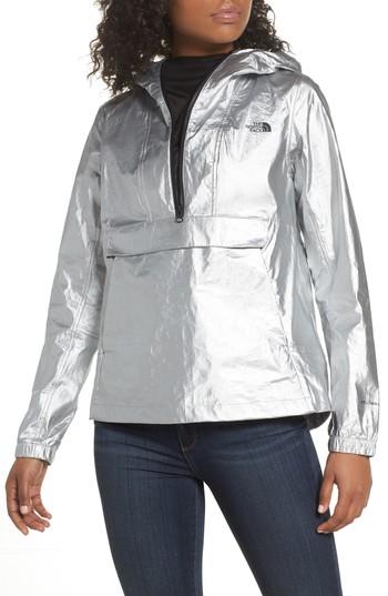 Women's The North Face Crewrun Wind Anorak - Metallic