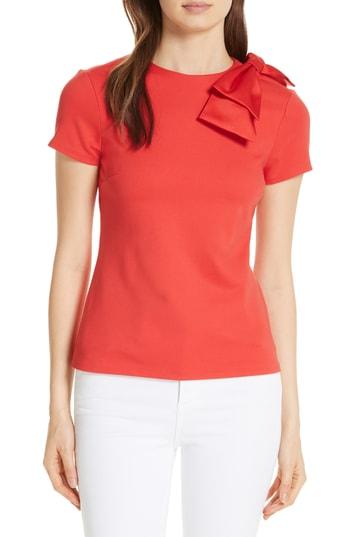 Women's Ted Baker London Sadlie Joyous Bow Shoulder Top